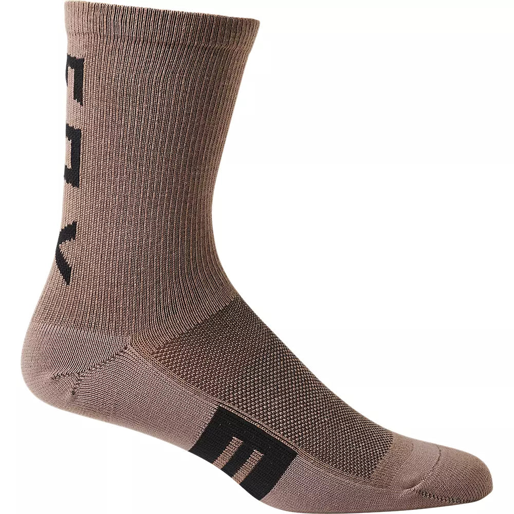 Classic Patterned Socks-Fox Racing 6" Flexair Merino Sock - Plum Perfect