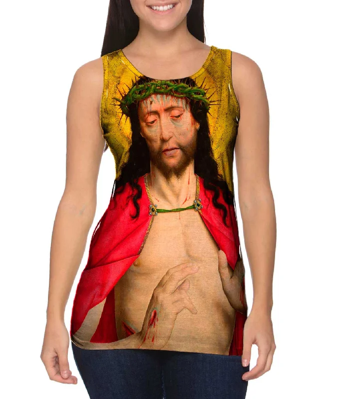 Comfortable Yoga Tank-Dirk Bouts - "Christ Crowned with Thorns" (1470)