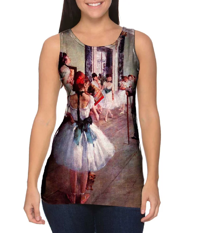 Custom Design Tank Top-Edgar Degas - "Die Tanzklasse" (1875)