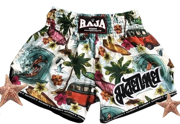 Casual Style Shorts-Raja Muay Thai Shorts Hawaii R01