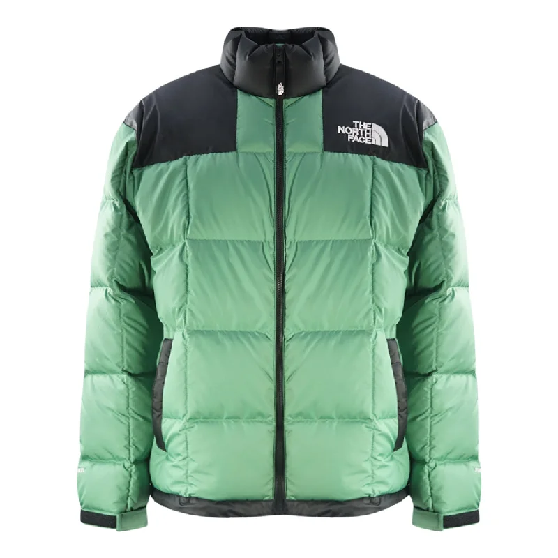 Warm Hooded Jacket-The North Face Lhoste Green Jacket