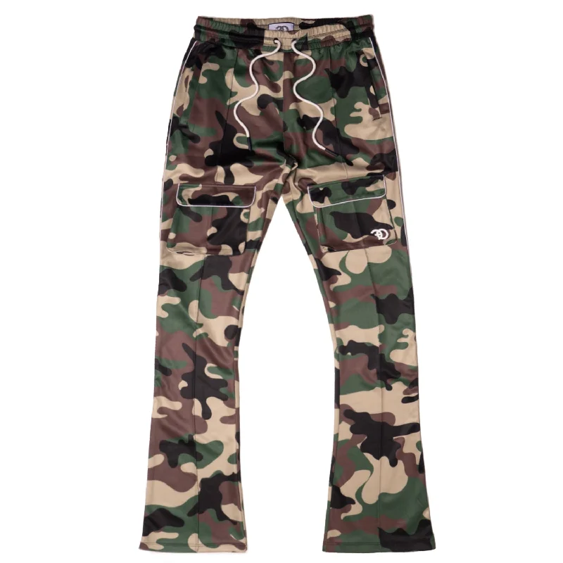 Soft Stretch Pants-F6770 Romo Track Pants - Army