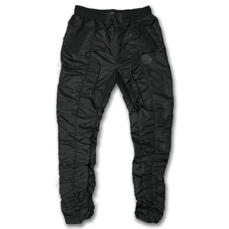 Comfortable Athletic Pants-F2766 Frost Poly Sweatpants - Black