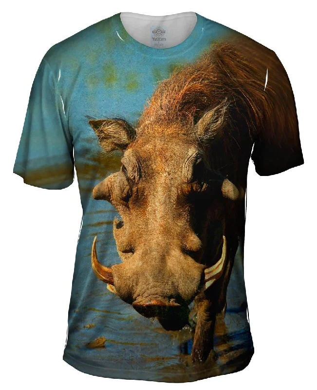 Travel Inspired T-shirt-Warthog Stare