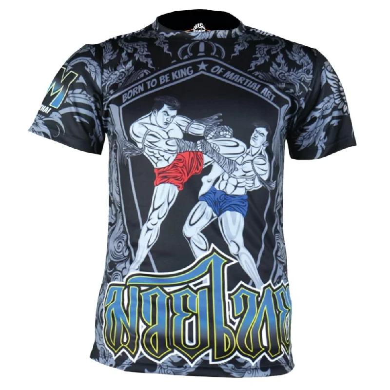 Hip Hop T-shirt-Born Sport  Muay Thai T-Shirt SMT-09