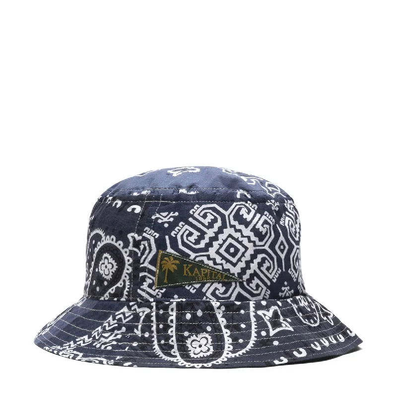 Motivational Quote Hat-BANDANA PATCHWORK BUCKET HAT