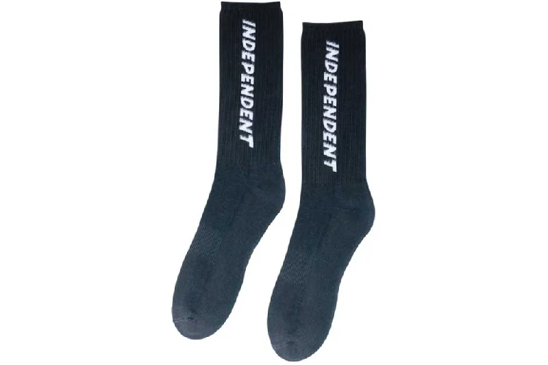 Cozy Warm Winter Socks-Independent BTG Shear Crew Black