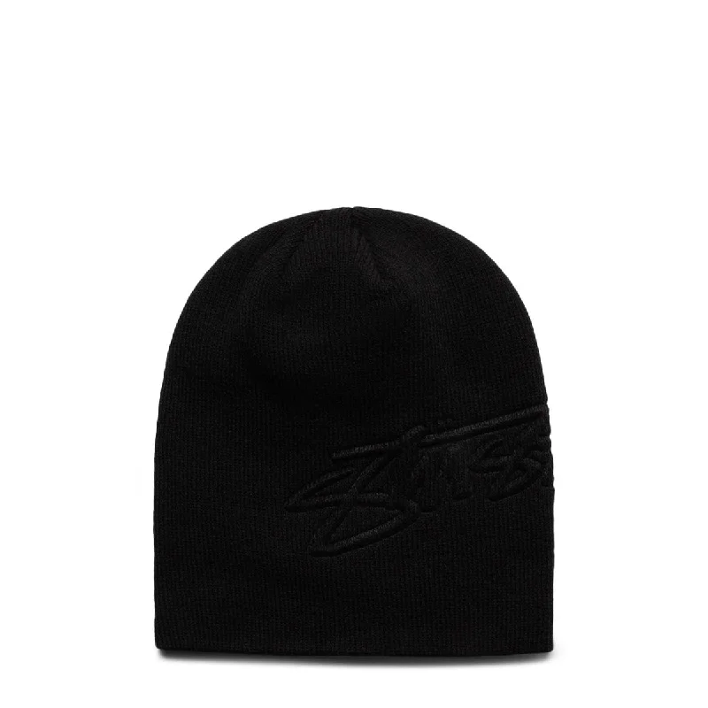 Cozy Fleece Hat-EMBOSSED SMOOTH STOCK SKULLCAP