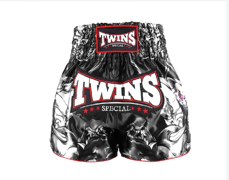 Classic Solid Color Shorts-Twins Special Muay Thai Shorts TBS-Kabuki