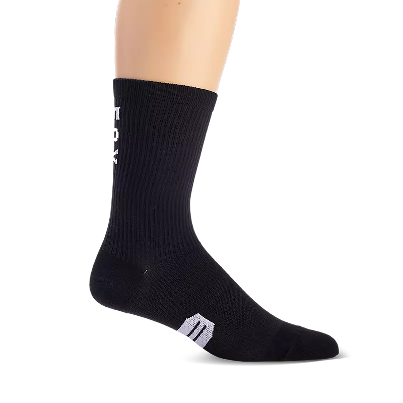 Breathable Sports Socks-Fox Racing 8" Ranger Sock - Black