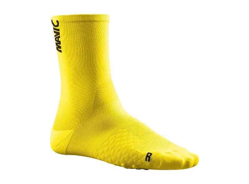 Classic Patterned Socks-Mavic Comete Sock - Yellow-Black