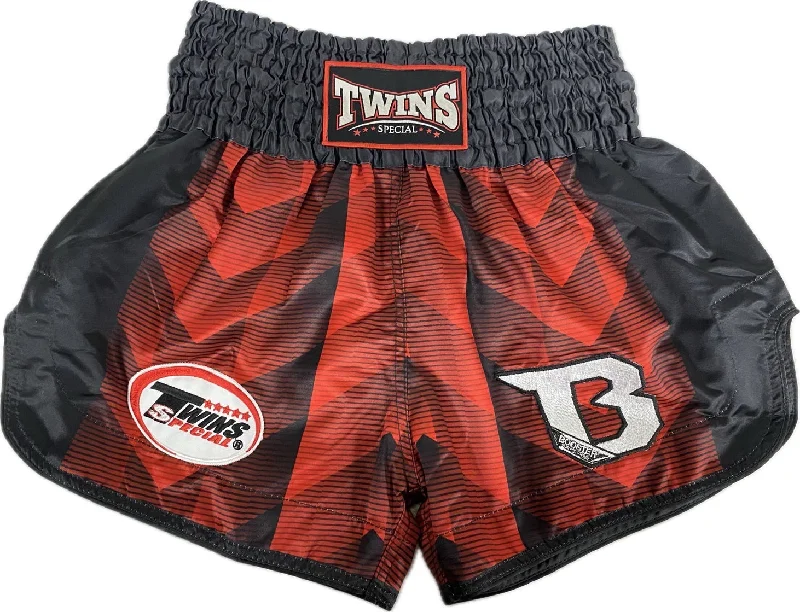 Vintage Denim Shorts-Twins Special x Booster Muay Thai Shorts TBT03