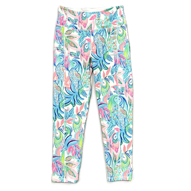 Trendy Wide-Leg Pants-Pants Designer By Lilly Pulitzer In Blue & White, Size: M