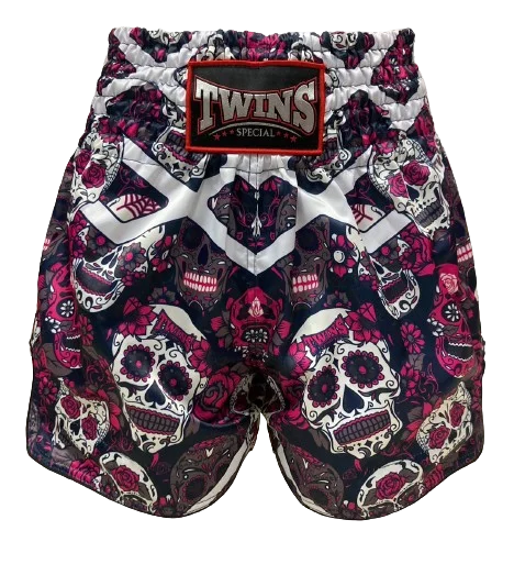 Trendy High-Waisted Shorts-Twins Special Muay Thai Shorts Twins TBS-Caraveras Pink