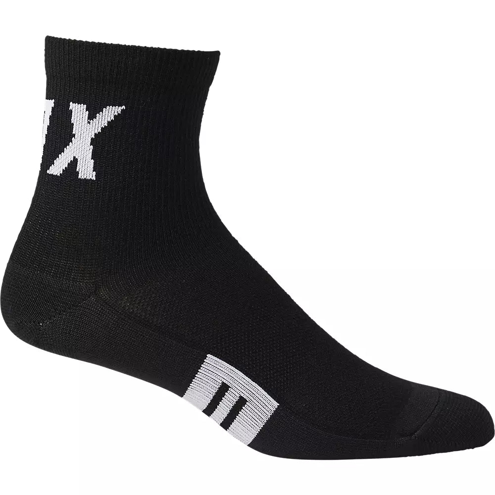 Stylish No-Show Socks-Fox Racing 4" Flexair Merino Sock - Black