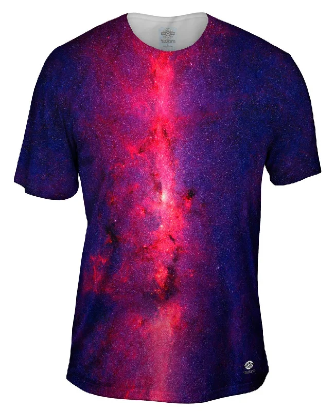 Cool Quote T-shirt-Space Center Of The Milky Way Galaxy Purple