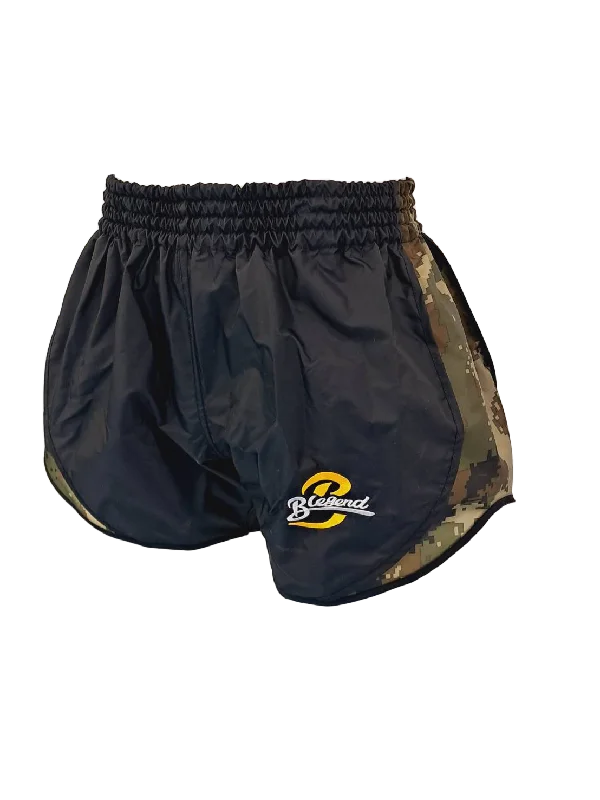 Sports Team Shorts-Blegend Boxing Shorts Powerhouse Black Camo