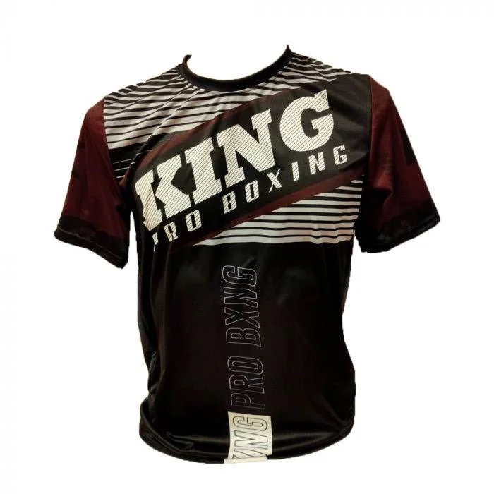 Bold Print T-shirt-King Pro T-shirt Storming tee 1 Red