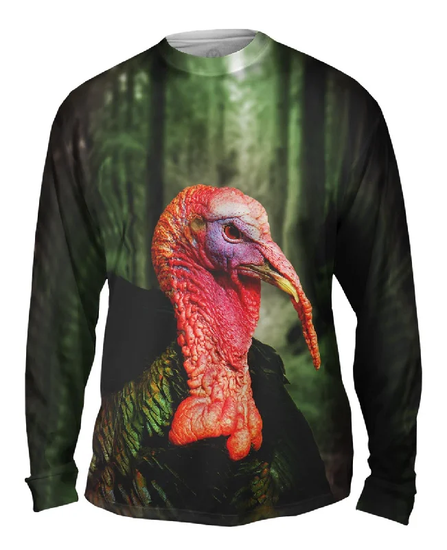 Fun Graphic Long Sleeve-Forest Turkey