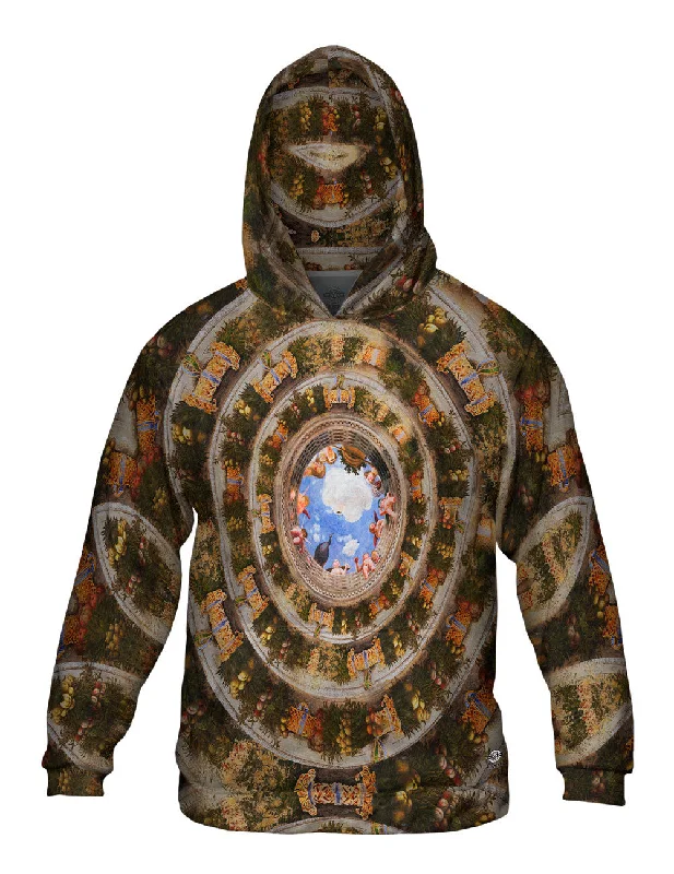 Vintage Style Hoodie-Andrea Mantegna - "Ceiling of the Camera Picta" (1470)