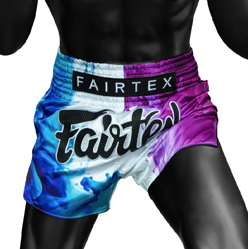 Comfortable Sweat Shorts-Fairtex Muay Thai Shorts -  BS1950 Tech House White