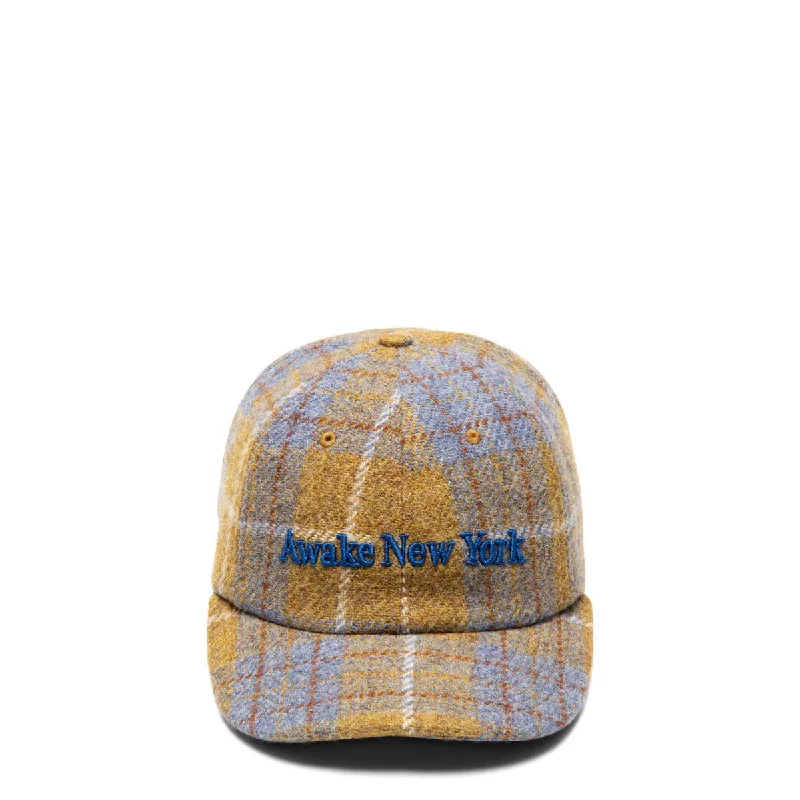 Bold Color Hat-HARRIS TWEED 6-PANEL HAT