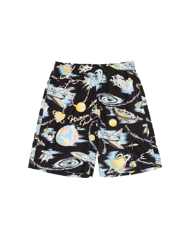 Loose Fit Shorts-Graphic Shorts