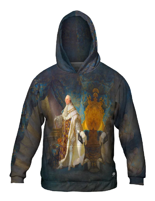 Cool Text Hoodie-Antonie Francois Callet - "King Louis XVI"