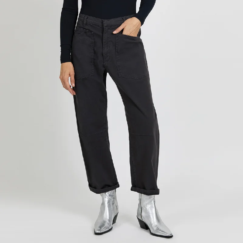 Relaxed Fit Sweatpants-Reiko Carl Carbone Trousers