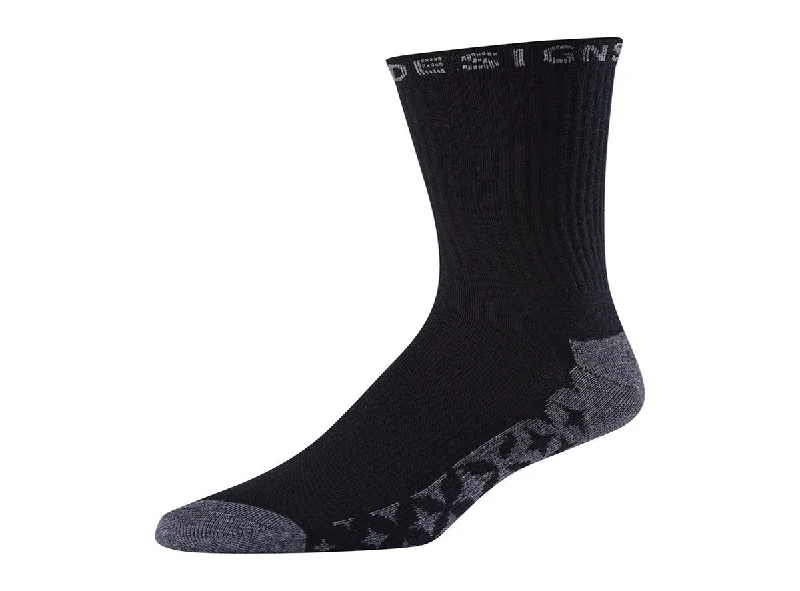 Colorful Striped Socks-Troy Lee Designs Starburst Crew Sock - 3 Pack - Black - 2018