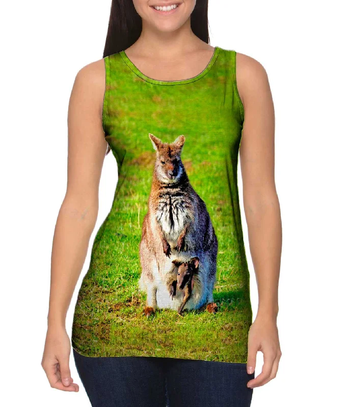 Fitness Training Tank-Devoted Mom Kangaroo