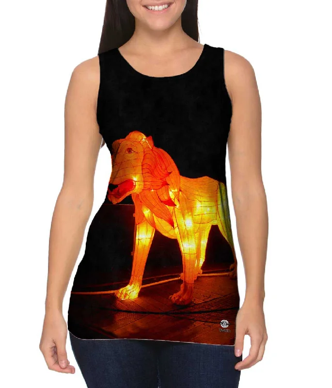 Adventure Ready Tank Top-China Festival Of Lights Dog