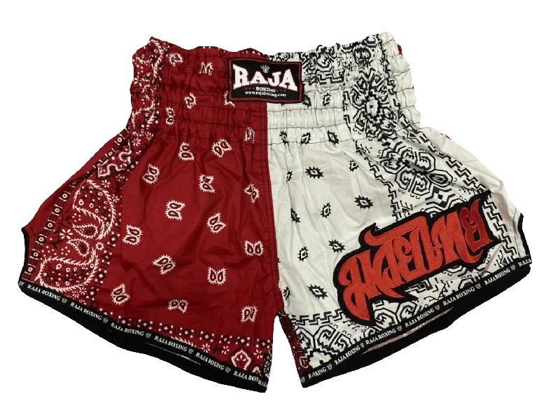 Sports Team Shorts-Raja Shorts  Indian/Red R163