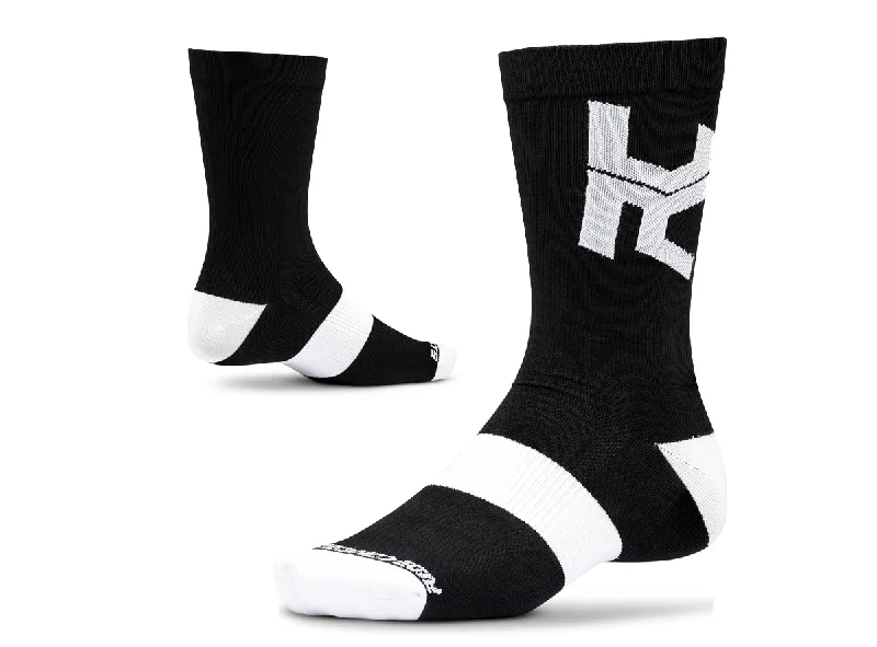 Classic Striped Socks-Ride Concepts Unisex Sidekick Sock - Black