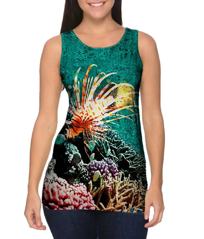 Personalized Fitness Tank-Coral reef 002