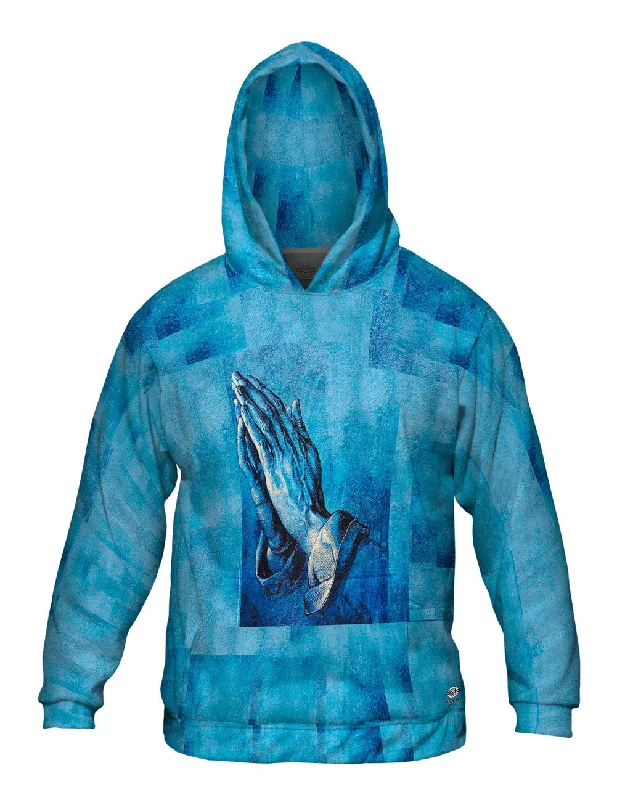 Bold Text Hoodie-Albrecht Durer - "Praying Hands of an Apostle" (1508)