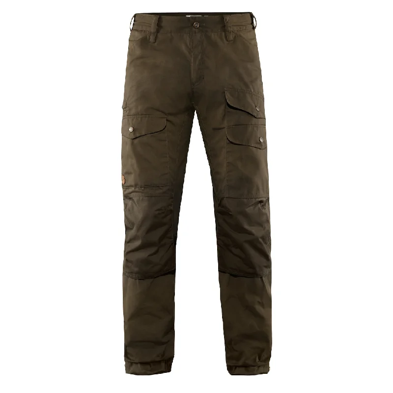 Fashionable Patterned Pants-Fjallraven Vidda Pro Ventilated Trouser Regular Leg Dark Olive