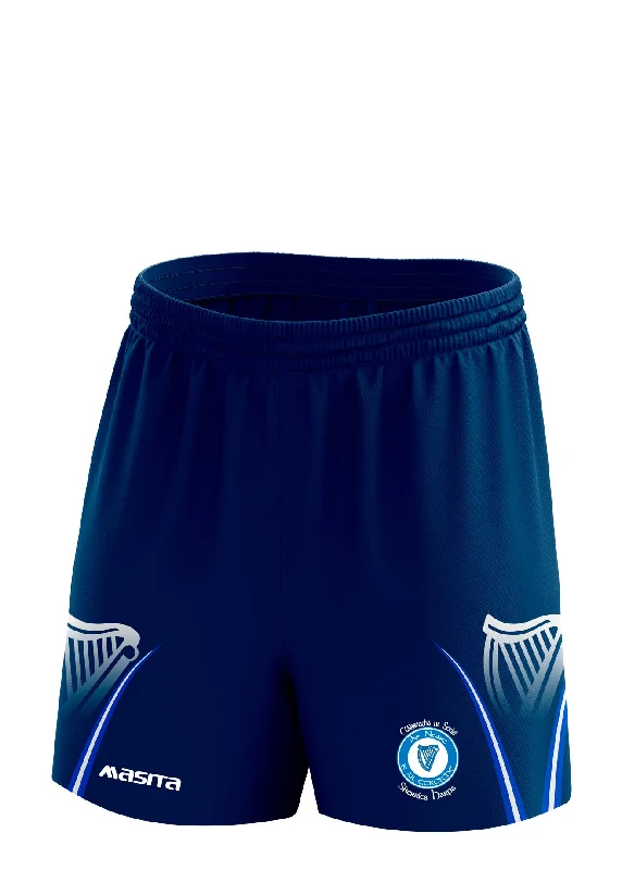 Sporty Workout Shorts-Skerries Harps GAA Navy Training Shorts Adult