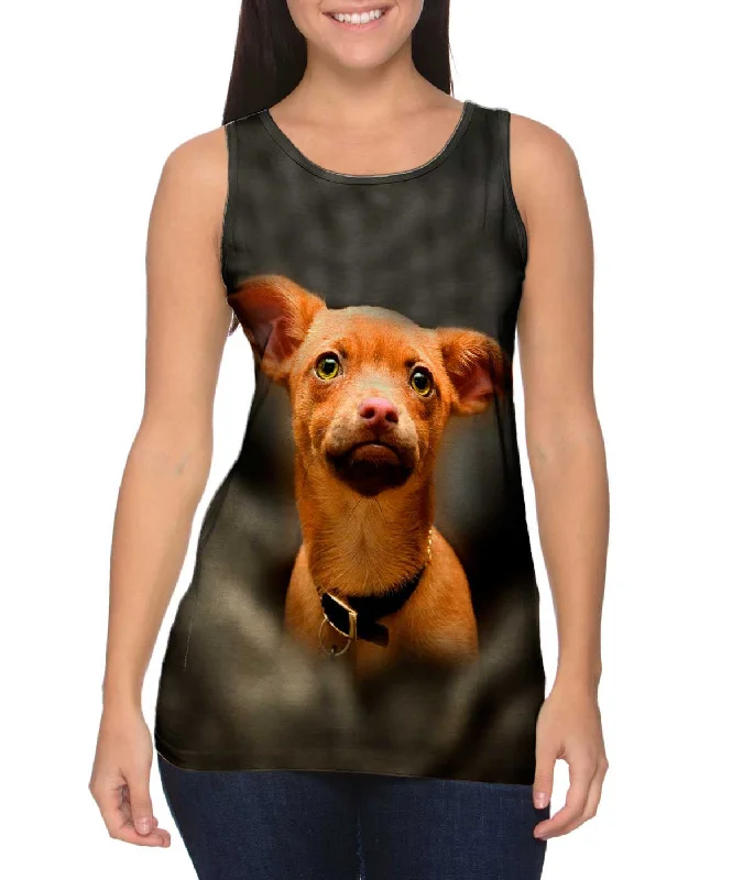 Slim Fit Workout Tank-Chihuahua Smoke Puppy