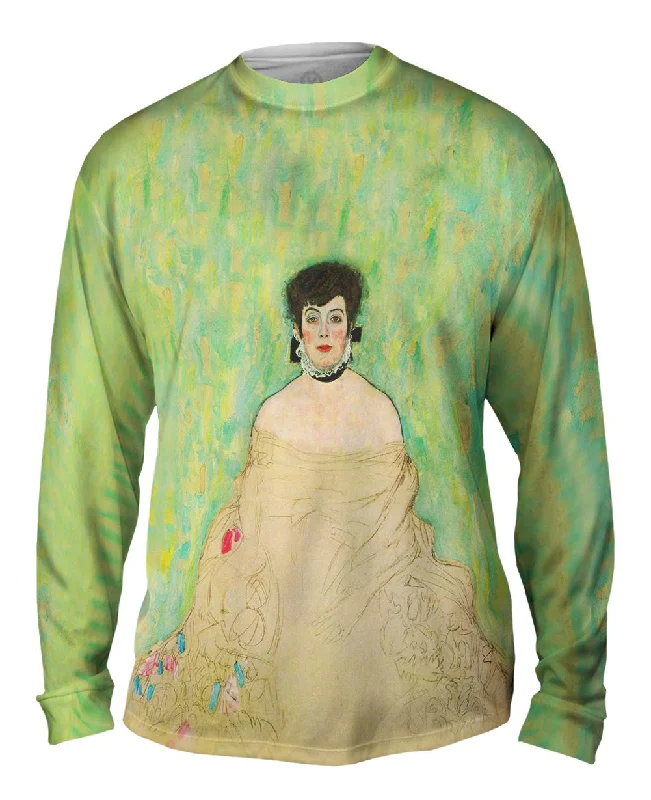 Comfortable Winter Long Sleeve-Gustav Klimt -"Amalie Zuckerandl" (1917)