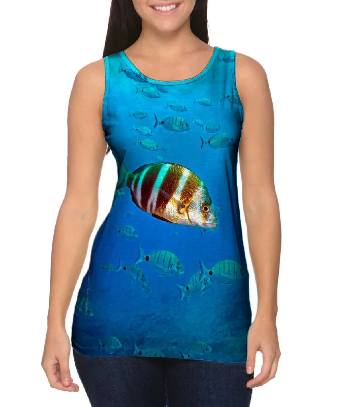 Custom Team Tank Top-Disfrazado Underwater