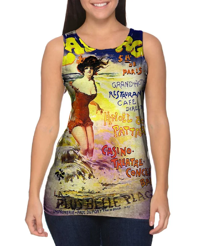 Trendy Text Tank-Casino Theatral Concert Bals 013