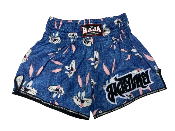 Fashionable High-Waisted Shorts-Raja Muay Thai Shorts Rabbit R03