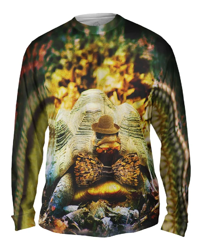 Relaxed Fit Henley Long Sleeve-Grumpy Tortoise