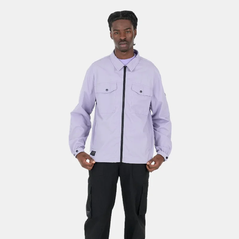 Fashionable Rain Jacket-Gunnar Overshirt Violet Tulip