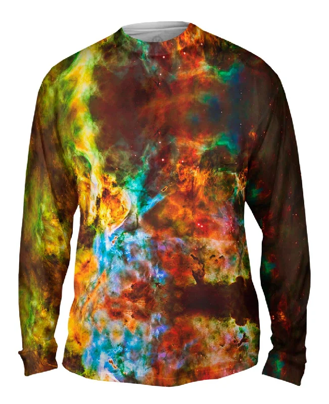 Breathable Running Long Sleeve-Eta Carinae Nebula 1 Space Galaxy