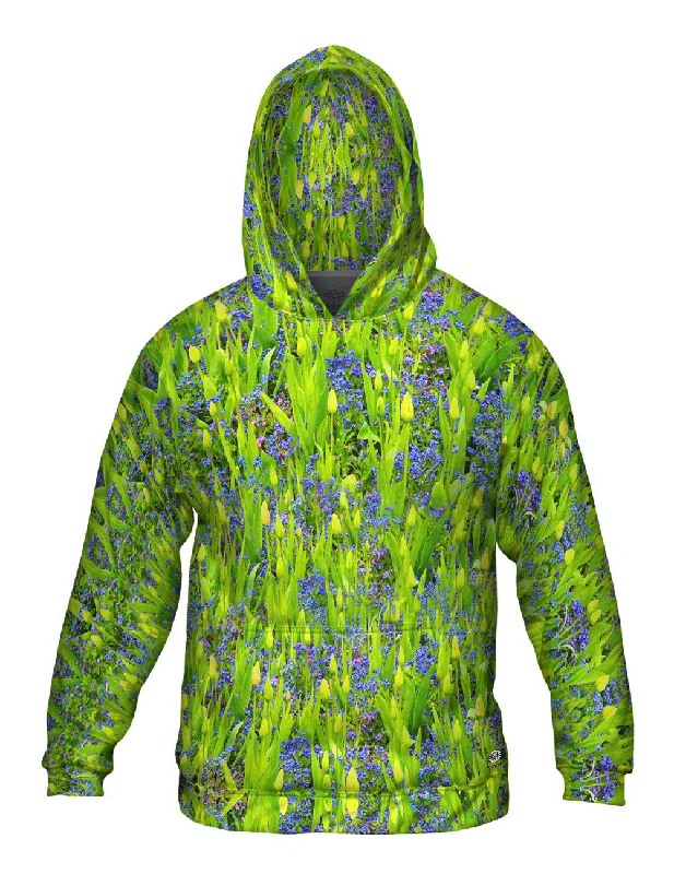 Fun Print Hoodie-Audley Garden Flowers