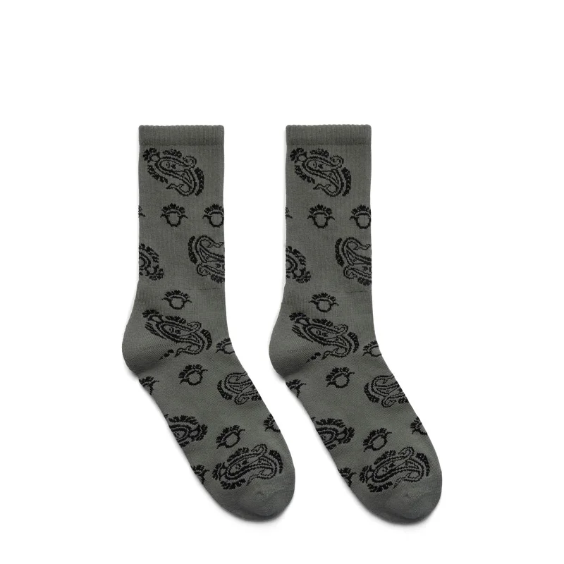 Classic Black Socks-PAISLEY SOCKS