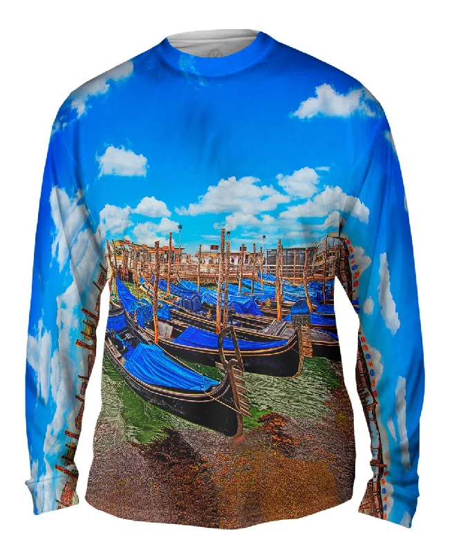 Personalized Long Sleeve Shirt-Gondolas In Venice