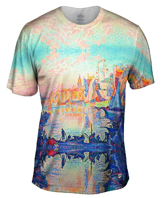 Nature Inspired T-shirt-Paul Signac - "The Port of Saint-Tropez" (1901)